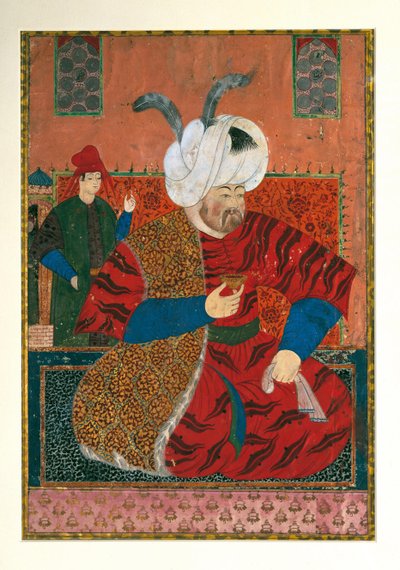 Selim II:n muotokuva 1524-1574, Ottomaanien valtakunnan sulttaani, vuosien 1570 ja 1590 välillä tekijältä Unbekannt