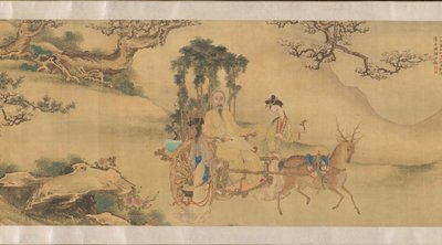 Shaoyun muotokuva Liu Lingin varjossa, n. 1795. tekijältä Unbekannt