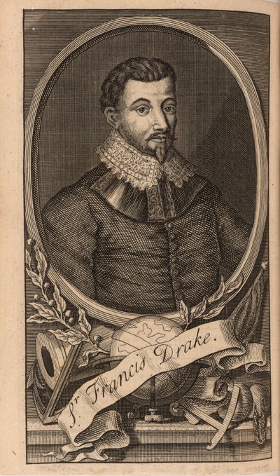 Sir Francis Draken muotokuva, 1741. tekijältä Unbekannt