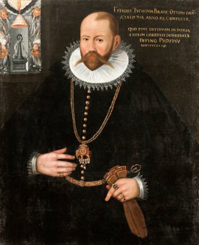 Tycho Brahen muotokuva 1546-1601, 1596. tekijältä Unbekannt