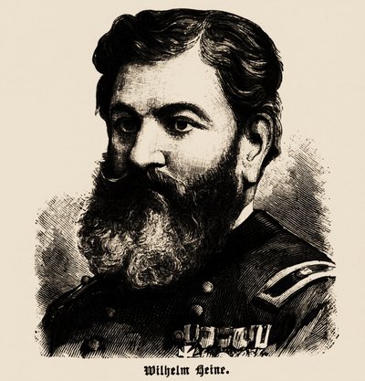 Retrat de Wilhelm Heine 1827-1885, 1886. finlandès tekijältä Unbekannt