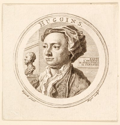 William Hugginsin muotokuva, pubi. 1760. tekijältä Unbekannt