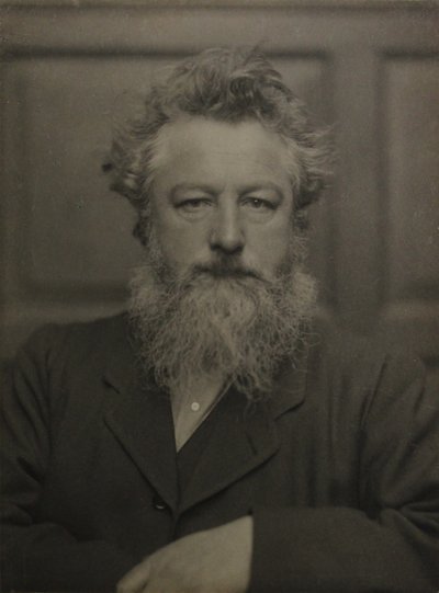 William Morrisin muotokuva 1834-1896, n. 1886. tekijältä Unbekannt
