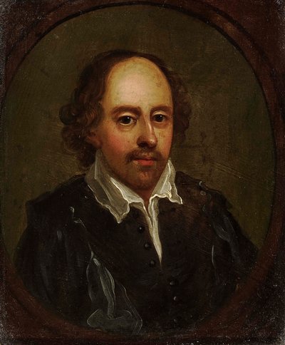 William Shakespearen muotokuva 1564-1616, 1700-luvun ensimmäinen puolisko. tekijältä Unbekannt