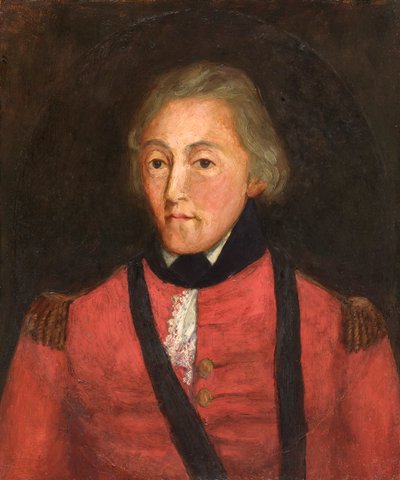 Kapteeni Melvillin muotokuva, 1700-luvun loppu tai 1800-luvun alku tekijältä Unbekannt
