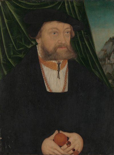 Miehen muotokuva, 1537. tekijältä Unbekannt