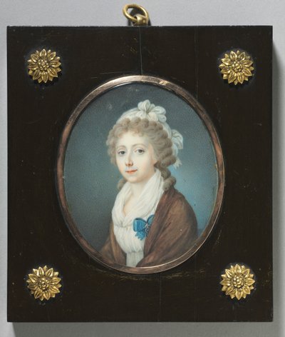 Aatelisnaisen muotokuva, n. 1795. tekijältä Unbekannt