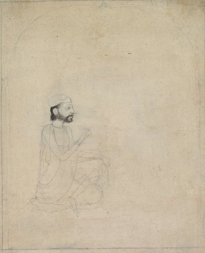 Istuvan miehen muotokuva, n. 1830-1850. tekijältä Unbekannt