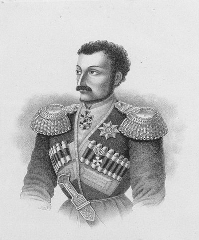 Kenraalimajuri Nikolai Sleptsovin muotokuva 18151851, 1877 tekijältä Unbekannt