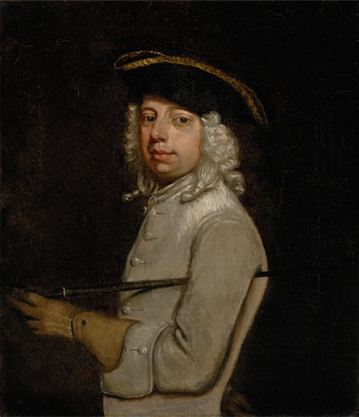 Taiteilijan muotokuva, 1733 tai sen jälkeen. tekijältä Unbekannt