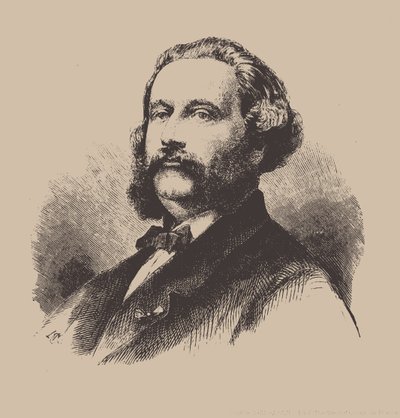 Säveltäjä Alfred Jaëllin muotokuva 1832-1882. tekijältä Unbekannt