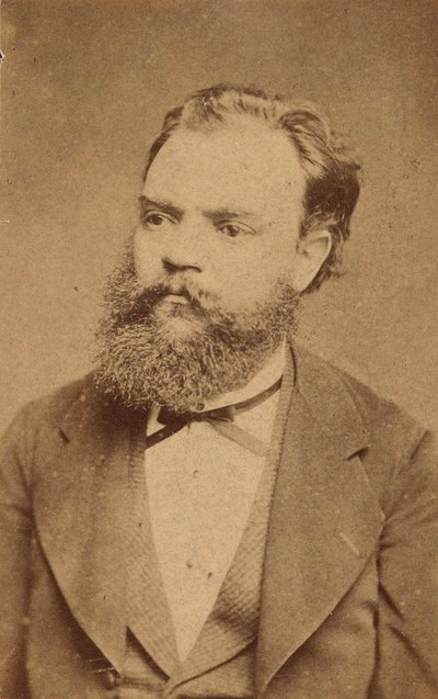 Säveltäjä Antonin Dvorakin muotokuva 1841-1904 n. 1880. tekijältä Unbekannt