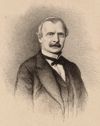 Muotokuva säveltäjä Auguste Mermetistä 1810-1889, 1876. tekijältä Unbekannt