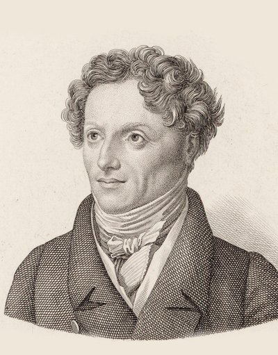 Säveltäjä Francesco Morlacchin muotokuva 1784-1841. tekijältä Unbekannt