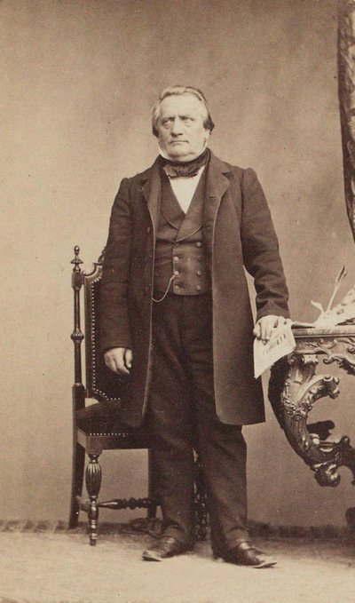 Säveltäjä Franz Lachnerin muotokuva 1803-1890 n. 1850. tekijältä Unbekannt