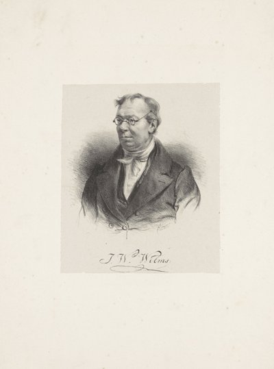Säveltäjä Johann Wilhelm Wilmsin muotokuva 1772-1847, 1835. tekijältä Unbekannt