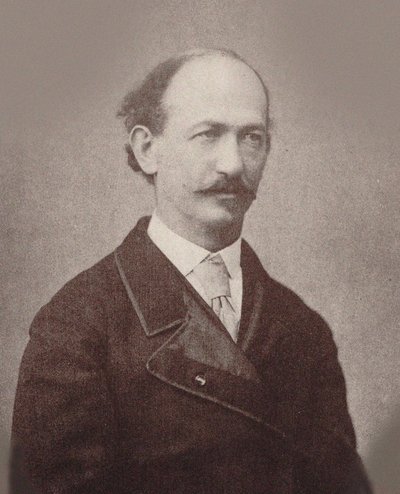 Säveltäjä Maurice Strakoschin muotokuva 1825-1887 n. 1870. tekijältä Unbekannt