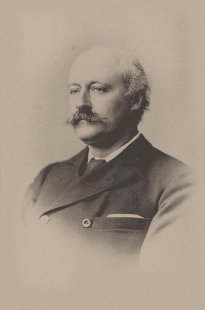 Muotokuva säveltäjästä Sir Charles Hubert Hastings Parrysta 1848-1918, 1891. tekijältä Unbekannt