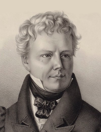 Säveltäjä Xaver Schnyder von Wartenseen muotokuva 1786-1868, 1832. tekijältä Unbekannt