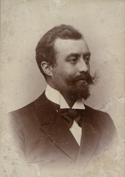 Muotokuva säveltäjästä ja urkurista Alfred Tofftista 1865-1931, 1898. tekijältä Unbekannt