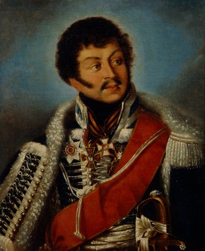 Kenraali Dmitri Dmitrievich Shepelev muotokuva 1771-1841 tekijältä Unbekannt