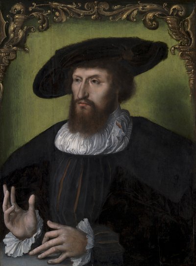 Tanskan kuninkaan Christian II:n muotokuva 1481-1559, 1514-1516. tekijältä Unbekannt