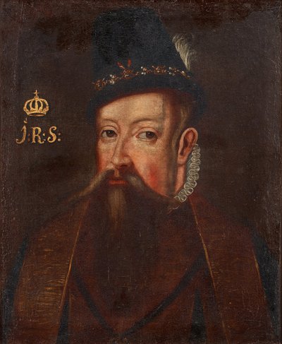 Ruotsin kuninkaan Johannes III:n muotokuva 1537-1592, um 1700 tekijältä Unbekannt