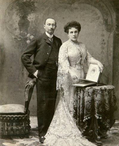 Moskovan aateliston kokouksen johtajan Pjotr Basilevskin muotokuva 1855-1920 tekijältä Unbekannt