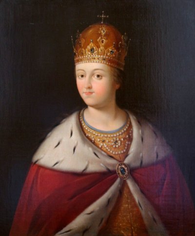 "Regent Sofia Aleksejevnan muotokuva", 1800-luvun ensimmäinen puolisko tekijältä Unbekannt
