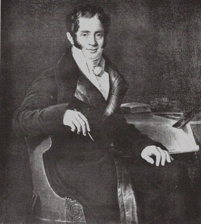 Muotokuva arkkitehti Carlo Rossista 1775-1849 Ch. Mitoire tekijältä Unbekannt