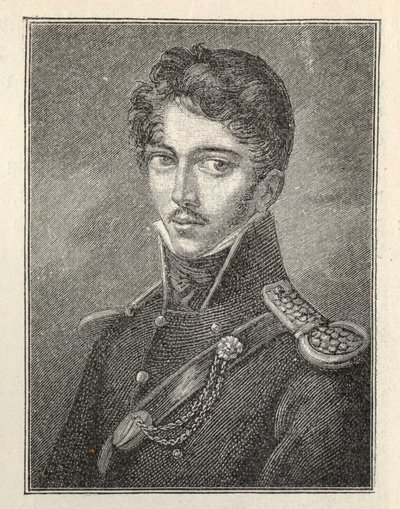 Muotokuva kirjailija Theodor Körner 1791-1813. tekijältä Unbekannt