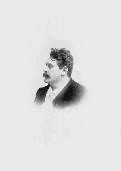 Säveltäjä Eugen Lindnerin muotokuva 1858-1915. tekijältä Unbekannt