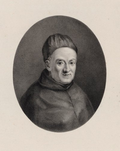 Säveltäjä Giovanni Battista Martinin muotokuva 1706-1784. tekijältä Unbekannt