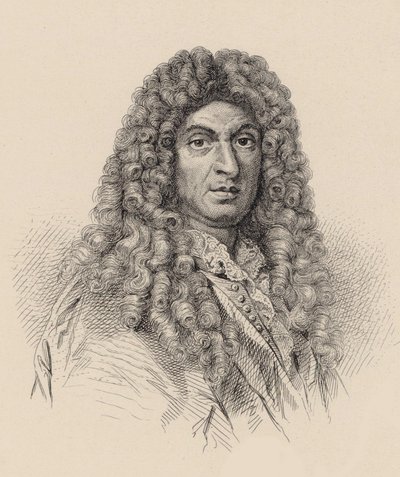 Muotokuva säveltäjä Jean-Baptiste Lullystä 1632-1687. tekijältä Unbekannt