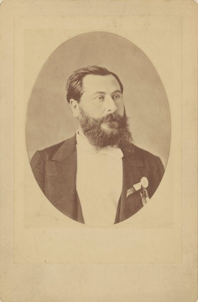 Muotokuva säveltäjä Léo Delibesista 1836-1891, noin 1885. tekijältä Unbekannt