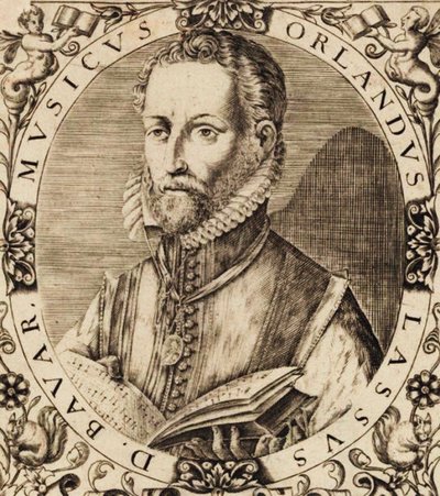 Säveltäjä Roland de Lassuksen muotokuva 1532-1594. tekijältä Unbekannt