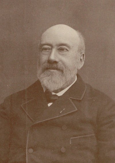 Muotokuva säveltäjästä ja chansonierista Gustave Nadaudista 1820-1893, 1880. tekijältä Unbekannt