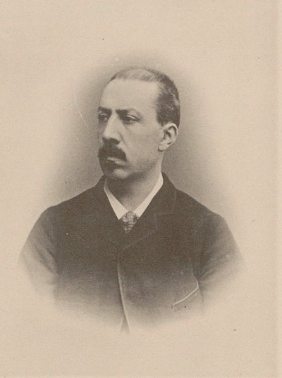 Urkurin ja säveltäjän Charles-Marie Widorin muotokuva 1844-1937, 1870-1875. tekijältä Unbekannt