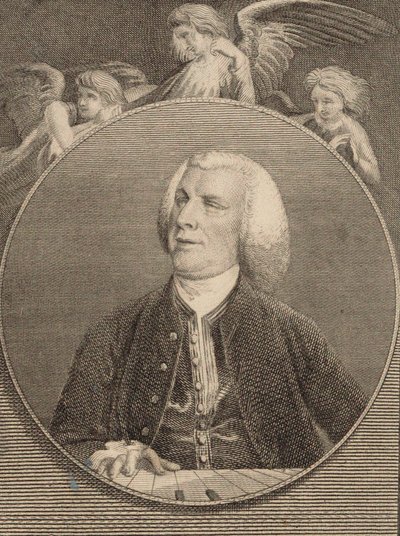 Urkuri ja säveltäjä John Stanleyn muotokuva 1712-1786, 1784. tekijältä Unbekannt