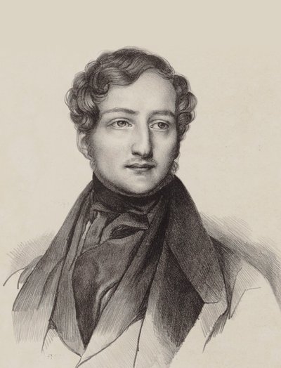 Pianisti ja säveltäjä Sigismund Thalbergin muotokuva 1812-1871. tekijältä Unbekannt