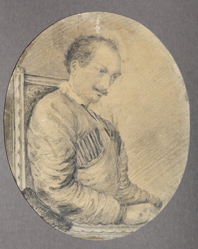 Runoilijan, dekabristin kreivi Aleksanteri I. Odojevskin muotokuva 1802-1839, 1837-1839 tekijältä Unbekannt