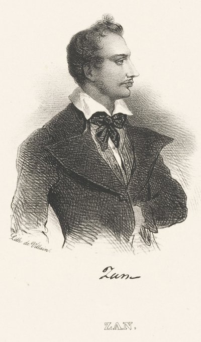 Runoilija Tomasz Zanin muotokuva 1796-1855, vuoden 1824 jälkeen. tekijältä Unbekannt