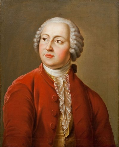 Muotokuva tutkija Mihail V. Lomonosovista 1711-1765, 1800-luvun alku. tekijältä Unbekannt