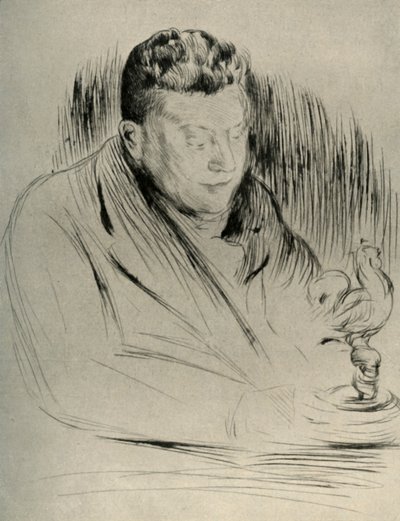 Kuvanveistäjä Alfred Gilbertin muotokuva, 1908. tekijältä Unbekannt
