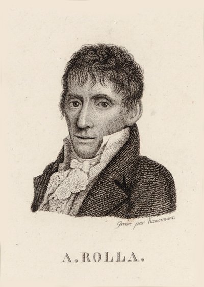Muotokuva viulisti ja säveltäjä Alessandro Rolla 1757-1841, 1790. tekijältä Unbekannt