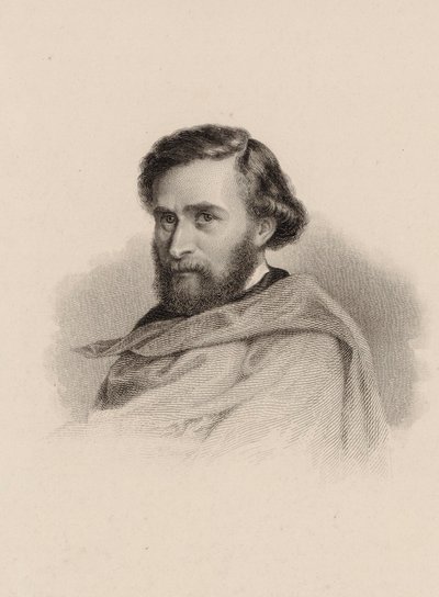 Viulisti ja säveltäjä Anton Wallersteinin muotokuva 1813-1892. tekijältä Unbekannt