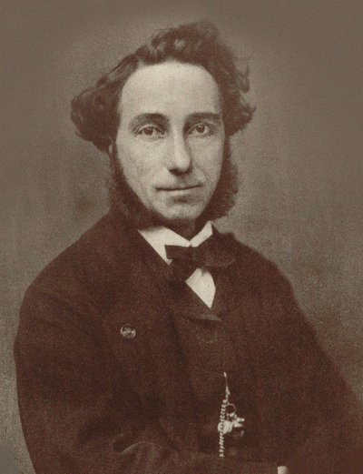 Viulisti ja säveltäjä Camillo Sivorin muotokuva 1815-1894, n. 1865. tekijältä Unbekannt