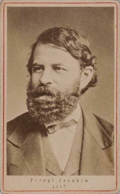 Muotokuva viulisti ja säveltäjä Joseph Joachim 1831-1907, 1870-luku. tekijältä Unbekannt