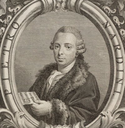 Viulisti ja säveltäjä Pietro Nardinin muotokuva 1722-1793, 1782. tekijältä Unbekannt