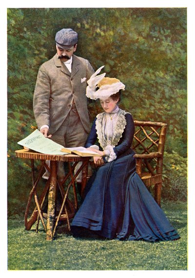 Muotokuva kolmessa värissä, 1901 tekijältä Unbekannt